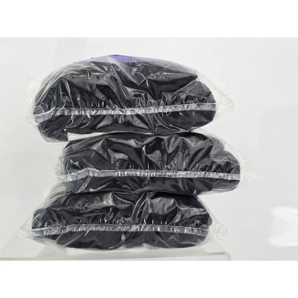 Hanes Ankle Socks Womens 5-9 Black Cushioned 6 Pair Packs -New